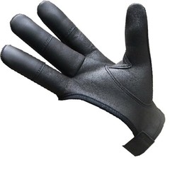 TRADITIONAL ARCHERY SHOOTING LEATHER GLOVE TOP QUALTY GLOVE 100% GENUINE LEATHER