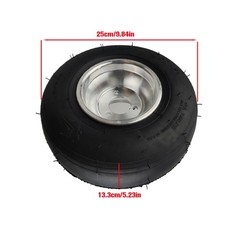 5 inch Go Kart Slick Tires and Rims 10×4.5-5″ Go Kart Wheels Front Wheels Racing