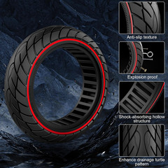 Solid 10-Inch Scooter Tire 60/70-6.5 for Ninebot G30 Max/D Front/Rear Replacemen