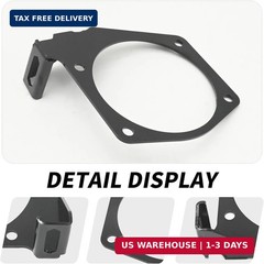 4 Bolt Throttle Cable Bracket Fits for Engine Intakes 92mm-102mm LS LSX LS1 LS2