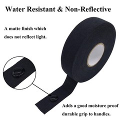 Tactical Gun Grip Tape – Water Resistant, Non-Reflective, 1″ x 27.34 Yards, Mult