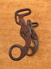 Vintage Handmade Western HIGH PORT w Roller Small Horse / PONY Bit ~ 4.5″