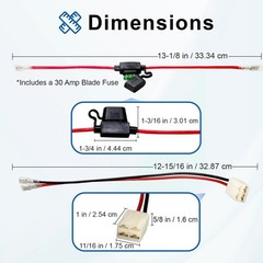24 Volt Battery Pack for Razor Pocket Mod Scooter (7 Ah, Versions 1-44) – x2 12V