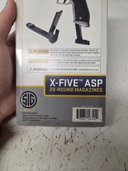 Sig Sauer X-Five ASP Magazine 2 Pack .177 Caliber 20 Rounds AMPC-177-20X Mags