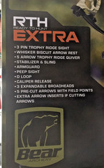 NEW! BEAR VAST RTH EXTRA Compound Bow Kit – SEALED!