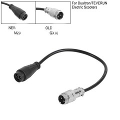 Waterproof Charging Cable GX16 Connector for Dualtron Electric Scooter