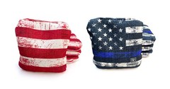 Professional Dual Sided Cornhole Bags- 16 oz 6×6 w/Premium Resin Fill – Offic…
