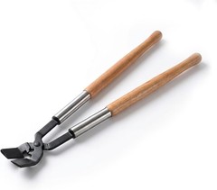 34″ Heavy Duty Animal Hoof Trimmer With Wooden Handle And 5″ Black Cutting Head
