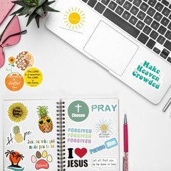 200 Pcs Inspirational Christian Bible Verse Stickers Jesus Faith Decals