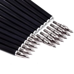 31″ Carbon Hunting Arrows with 5″ Turkey Feathers, Pack of 12 | Spine 500, Ar…