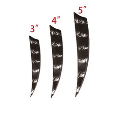 50 Pcs 3/4/5 Inch Archery Turkey Feather Fletching Right Wing Left Wing Feath…