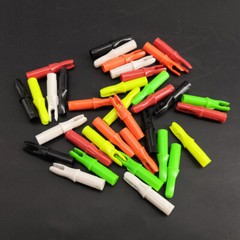 50Pcs Arrow Nocks Insert Tips ID6.2mm Arrow shaft Tails Plastic Archery bow DIY`