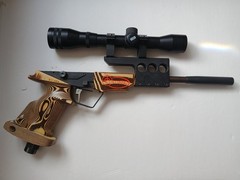 NOS TAU BRNO TAU 7 MATCH COMPETITION AIR PISTOL CZECH REPUBLIC W/ MEOPTA SCOPE