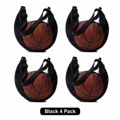 Mesh Basketball Bag Lightweight Ball Carry Bag Adjustable Shoulder Strap for Bas