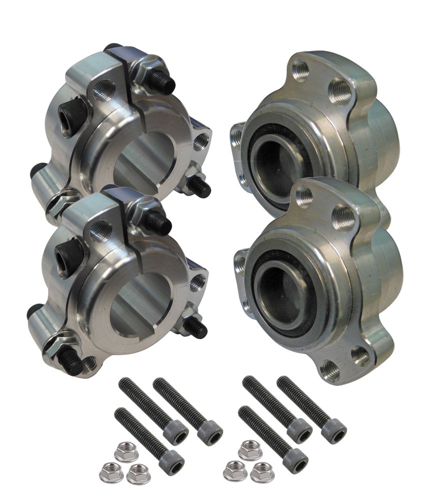 Racing Wheel Hub Set (3/4″ Bearing) Front Rear (1″ Bore) 1-1/4″ 2.5″ Bolt Circle