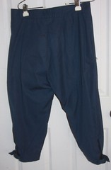 1St Down Jockey Riding Pants Breeches Small Navy Blue Polyester Cotton Blend