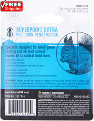RWS Superpoint Extra Field Line Pellet Gun Pellets, 22 Caliber, 14.5 Grains, 200