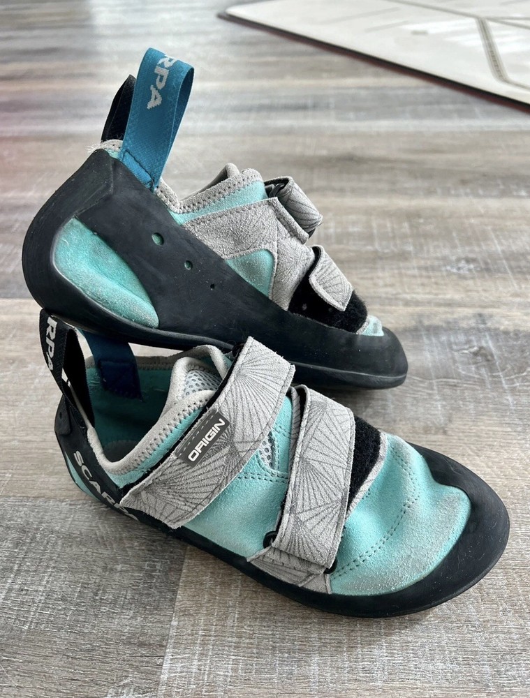 Women’s Leather Climbing Shoes Scarpa Origin Unisex US SZ Women 6 Men 5