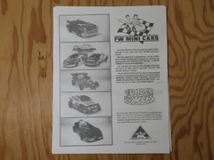 Action Products Funder Wheels Mini Car Go-Kart Owner’s Manual – Reprint