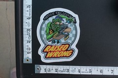 Adult Delinquents Raised Wrong Rat Fink Punk Z14B Vintage Skateboarding STICKER