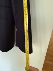 The Wellington Collection Blue Plaid Blazer Suit Jacket Juniors 17 Lined