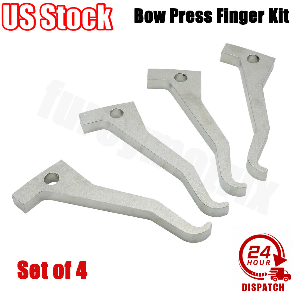 Set of 4 Fits for Most Modern Compound Bows Linear Bow Press Finger 7/16″ Iron