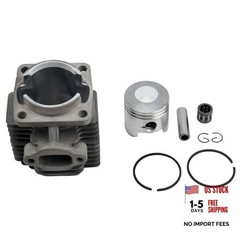 40mm Cylinder Assembly with Piston Ring Rebuild Kit for 2-Stroke Chain Engine