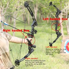 Compoundbow Bowfishing Kit 20-70lbs Huntingbow with Bowfishing Reel, Bow Fish…