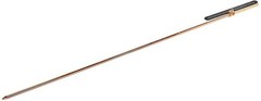 4ft Copper Grounding Rod 3/8 inches dia with Pre-Installed Ground Rod Clamp