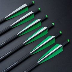 20″ Carbon Crossbow Arrows Crossbow Bolts 3X Lighted Nocks Archery Bow Shooting