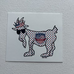 🐐 GOAT USA STICKER – 250 USA GOAT – LIMITED EDITION – – very rare – New!