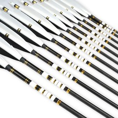 Cheap 31.5» Mix Carbon Arrow Handmade For Hunting AF Archery Outdoor Field