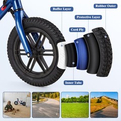 24V 100W Electric Bike for Kids Ages 3-5 Years 12 inch Electric Balance Bike