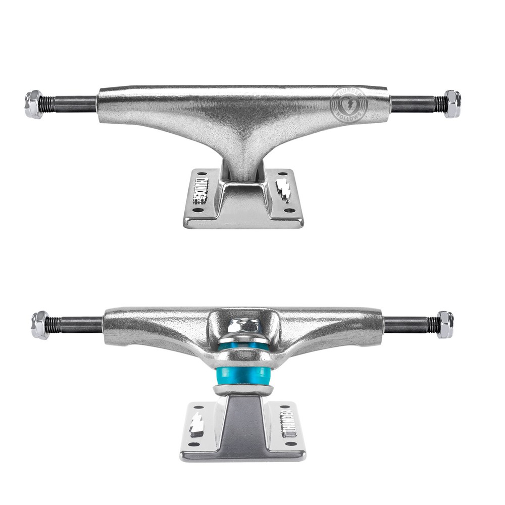 Thunder Skateboard Trucks 148 Hollow Polished II Silver 8.25″ Axle – Pair