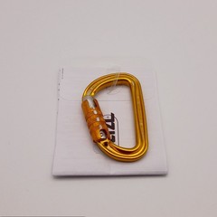 Petzl Triact Lock Lightweight D Shape Carabiner For Climbing And Mountaineering