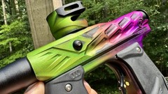 HK Hive Mini GS Paintball Gun – Dust Acid Green/Purple Fade w/ Method Poppet