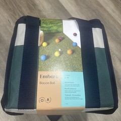 Embark Bocce Resin Ball Set w/Carrying Case Outdoor Games Party Travel NIB