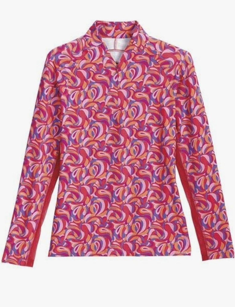 Dover Saddlery Asti CoolBlast 100 LS Women’s Summer Riding Shirt, Pink