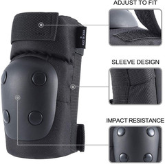 Adult Knee Pads Elbow Pads Wrist Guards for Adult Kids 6 in 1 Protective Gear Se