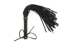 Horse Riding Crop Whip Training Equestrian Faux Leather 18 Inches Black
