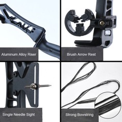 Archery 54″ Takedown Recurve Bow for Right Hand Beginner Target Hunting Bow