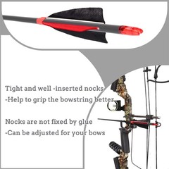 MS Jumpper Archery Carbon Arrows, High Percentage Carbon-Fiber Arrow Spine 400 w