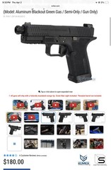 EMG x SAI Compact Green Gas Airsoft Pistol