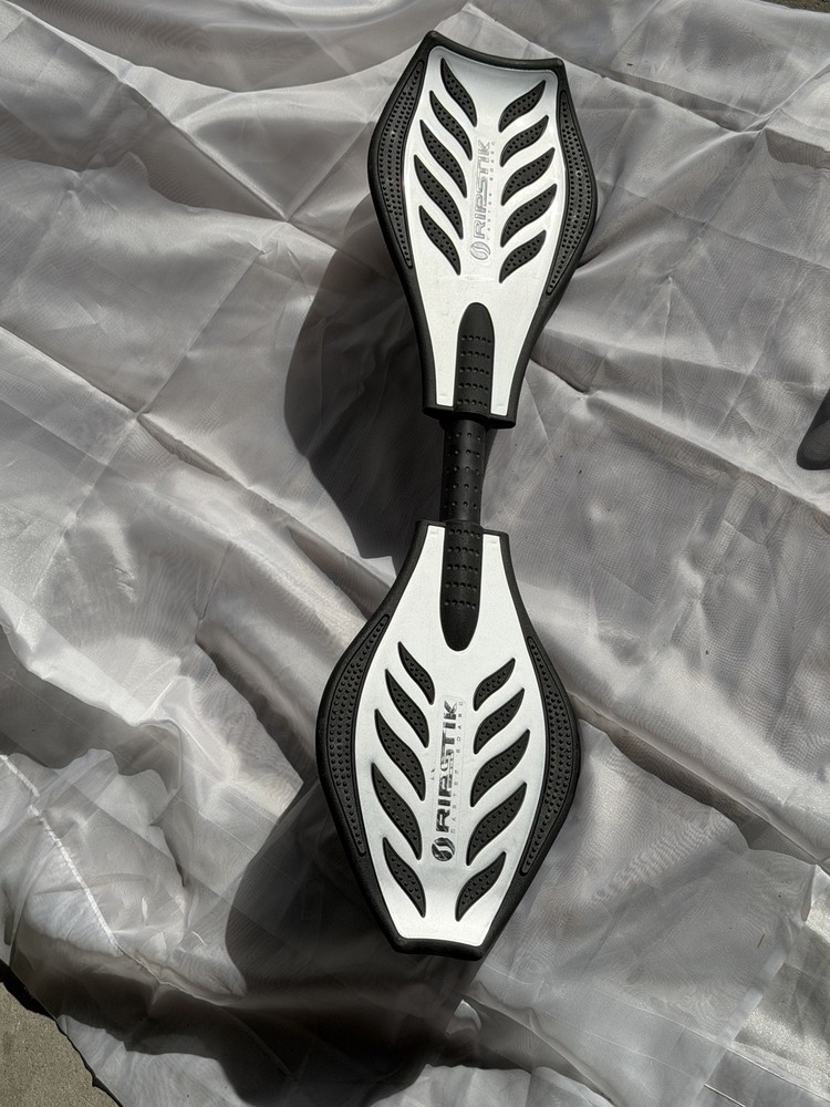 Razor RipStik Caster Board V2 Silver Black 2008 Gold OEM Wheels Used