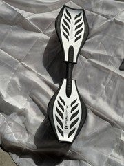 Razor RipStik Caster Board V2 Silver Black 2008 Gold OEM Wheels Used
