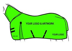 Custom Made Cordura 600D Horse Turnout Blanket with Polyfill