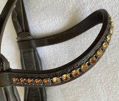 STUNNING Otto Schumacher #2 Full Horse Comfort Crown BRIDLE~Swarovski Crystal