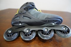 Rollerblade Macroblade 80 Men’s Fitness Inline Skates – Black/Lime, Size 10
