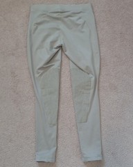 KERRITS Women’s Light Green Gray Equastrian Riding Pants Leggings Size L