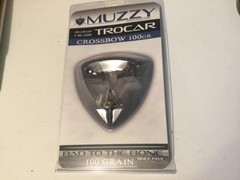 ⭐ NEW ⭐ 1 pack ⭐ Muzzy 3 BLADE Trocar 100 Grain Archery Hunting Fixed Broadhead⭐